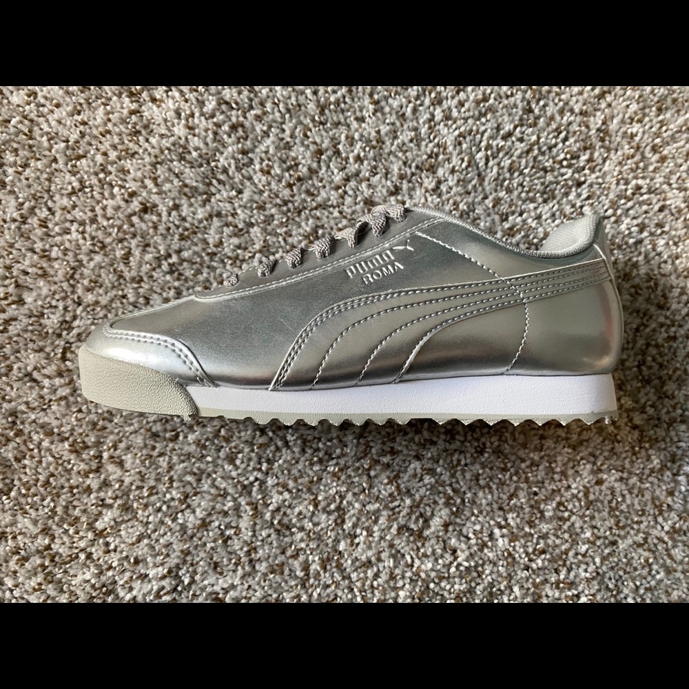 Puma Metallic Silver Sneakers